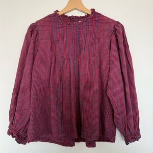 Doen Plaid Blouse